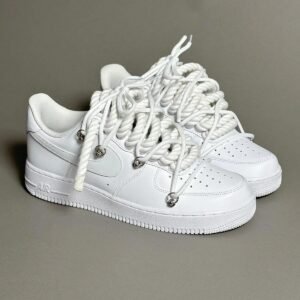 NIKE AIR FORCE 1 “ROPE LACES TRIPLE WHITE
